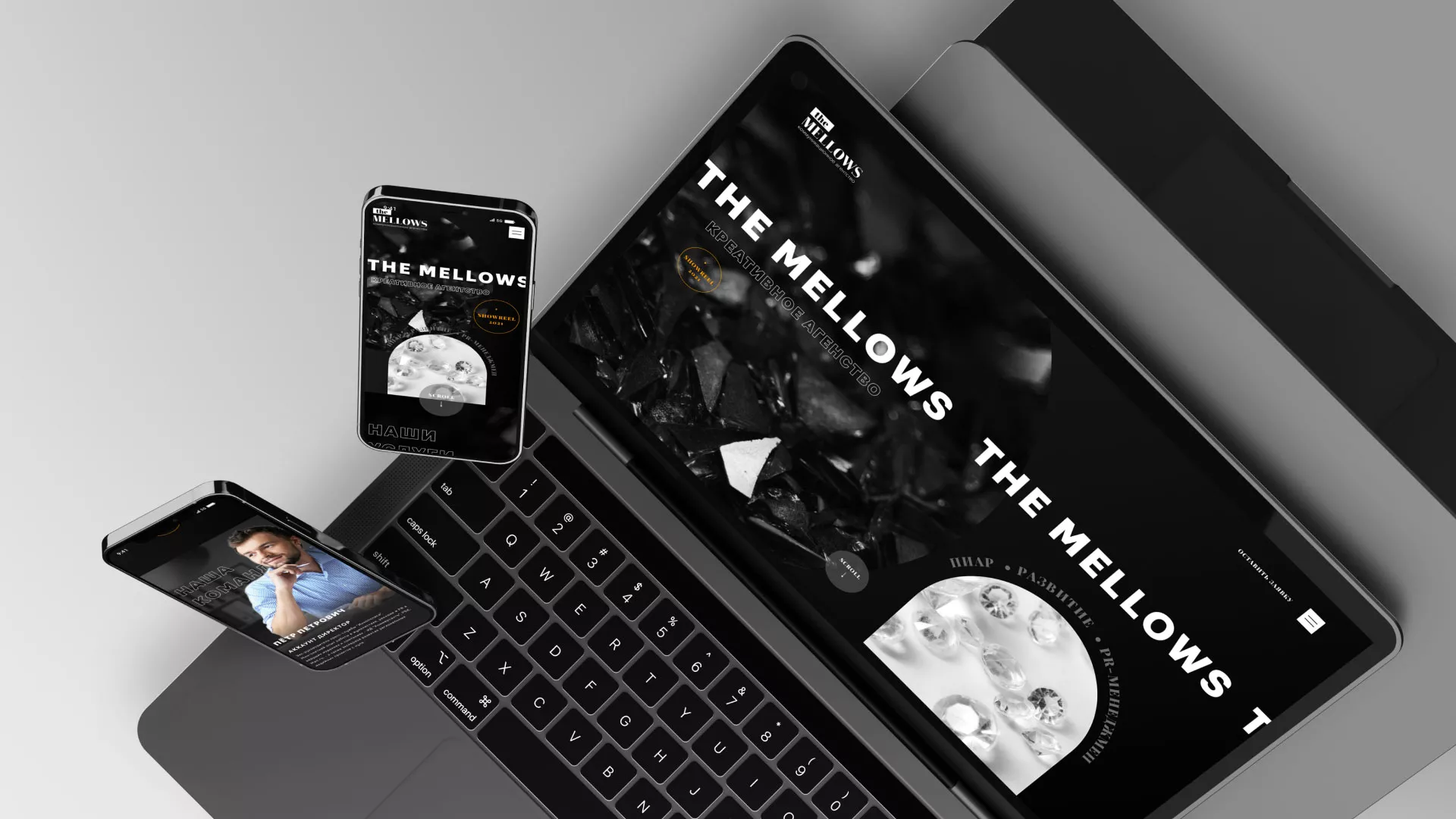 Разработка сайта креативного агентства «The Mellows» в Норильске